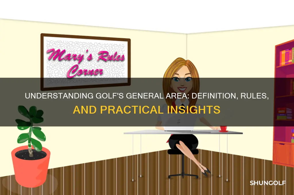 what is the definition of general area in golf
