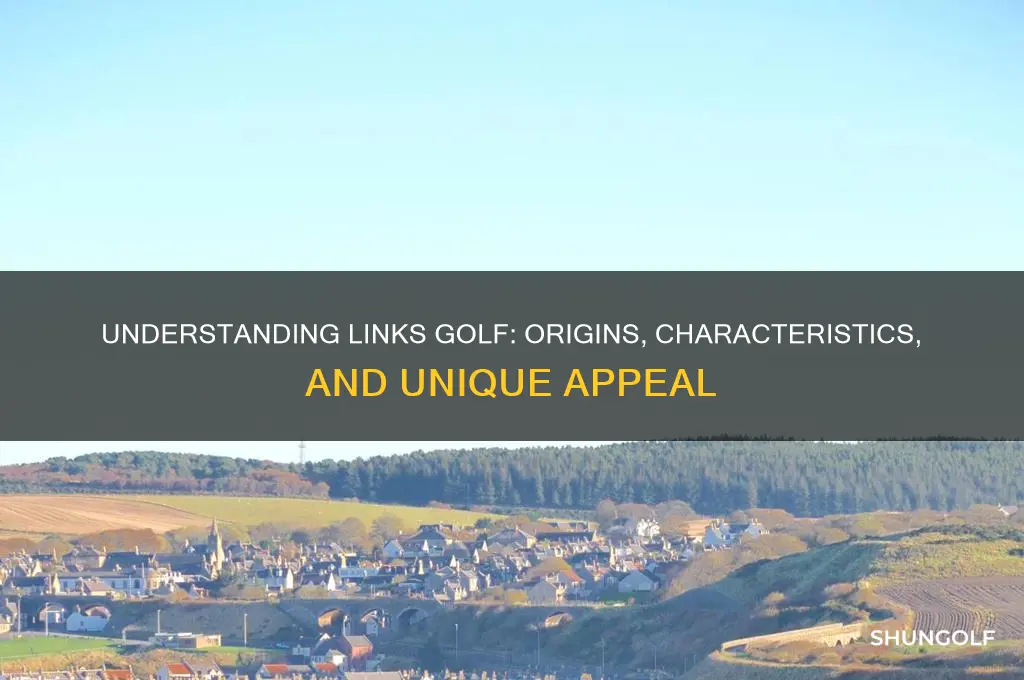 what is the definition of links golf
