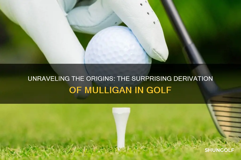 what is the derivation of mulligan in golf