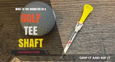 Exploring the Dimensions: Golf Tee Shaft Diameter Uncovered