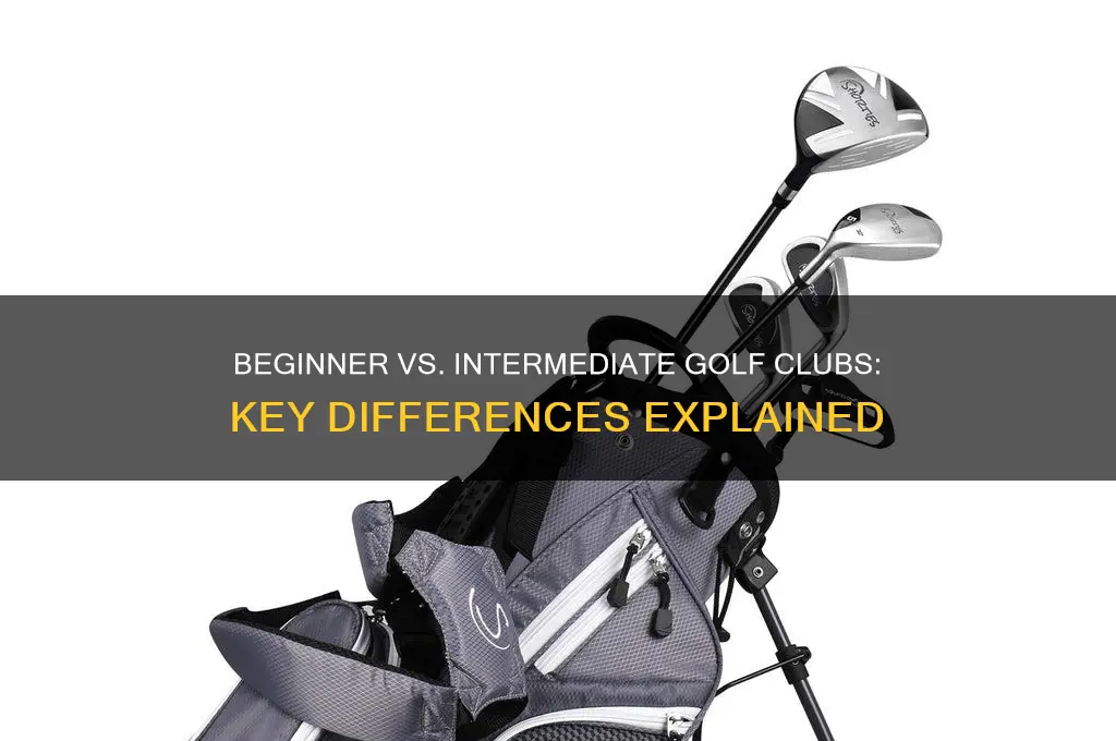 what is the difference between beginner andintermediate golf clubs