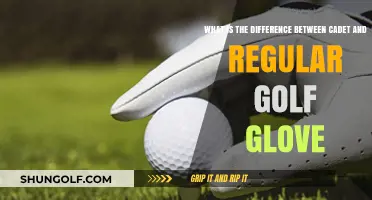 Cadet vs. Regular Golf Gloves: Understanding the Fit Difference