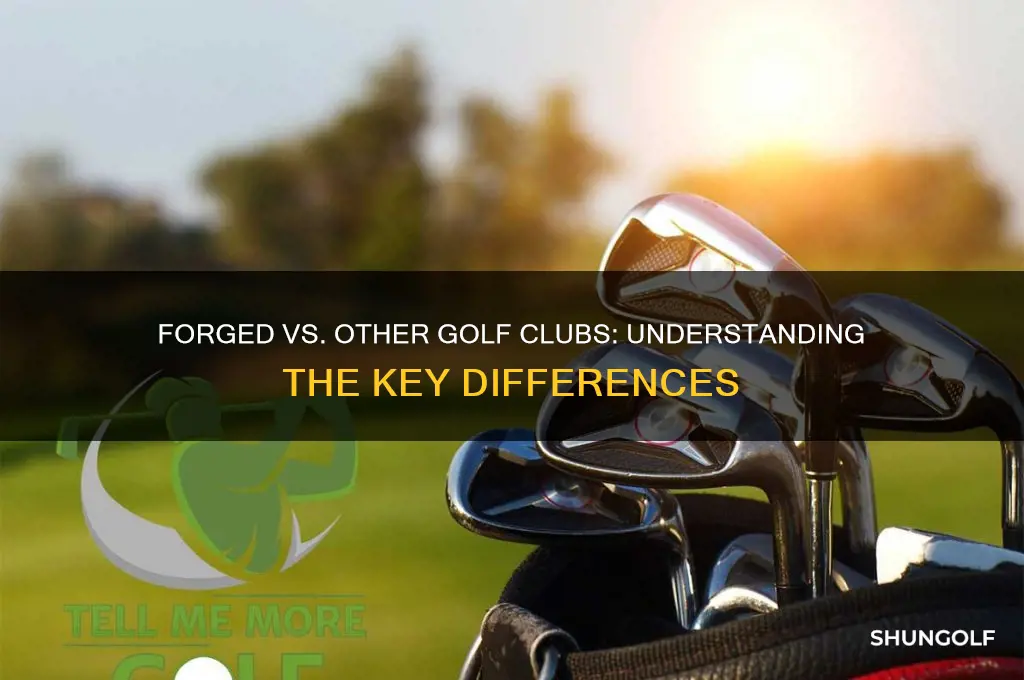 what is the difference between forged golf clubs and others