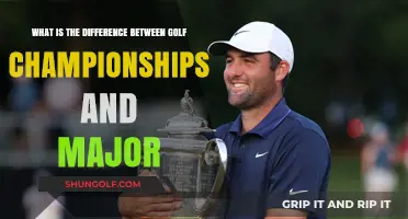 Golf Championships vs. Majors: Understanding the Key Differences
