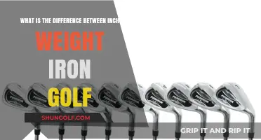 Inch Weight Iron Golf: Understanding the Key Differences Explained