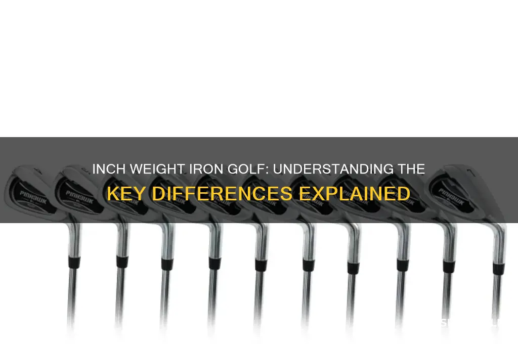 what is the difference between inch weight iron golf