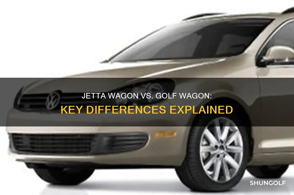 what is the difference between jetta wagon and golf wagon