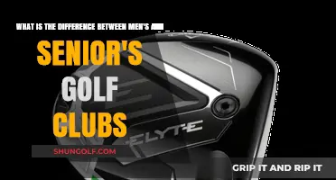 Men's vs. Senior's Golf Clubs: Key Differences Explained