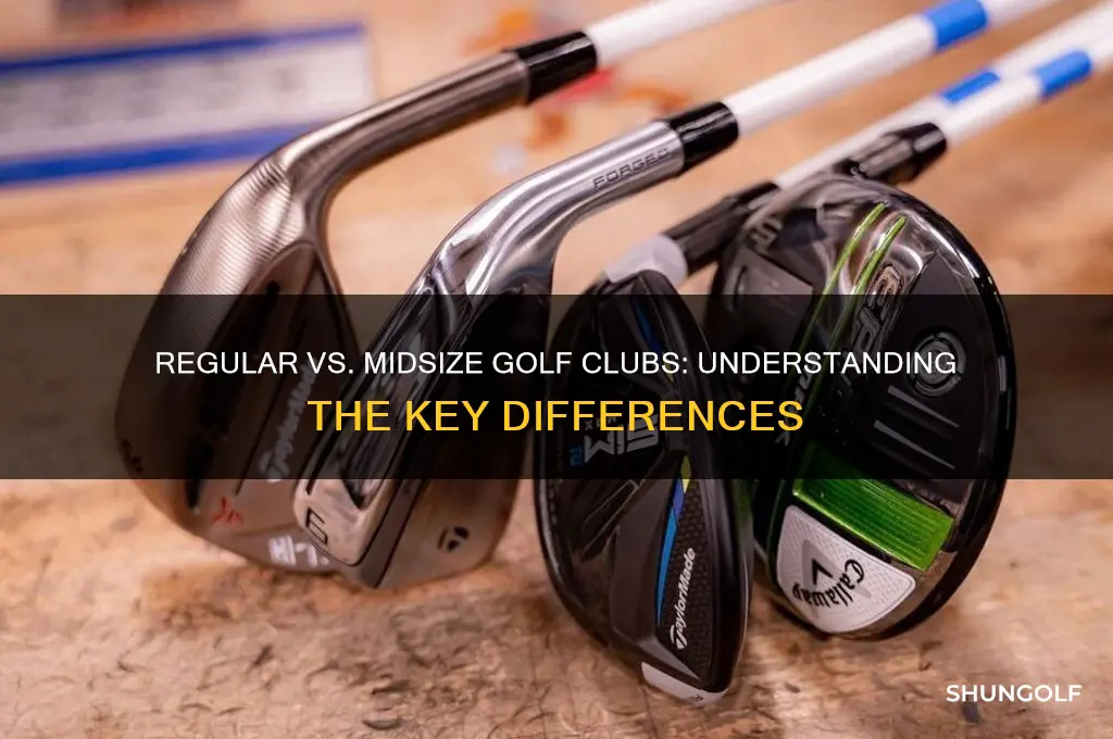 what is the difference between regular and midsize golf club