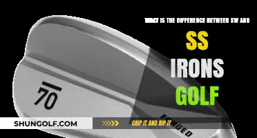 SW vs. SS Irons: Understanding the Key Differences in Golf Clubs