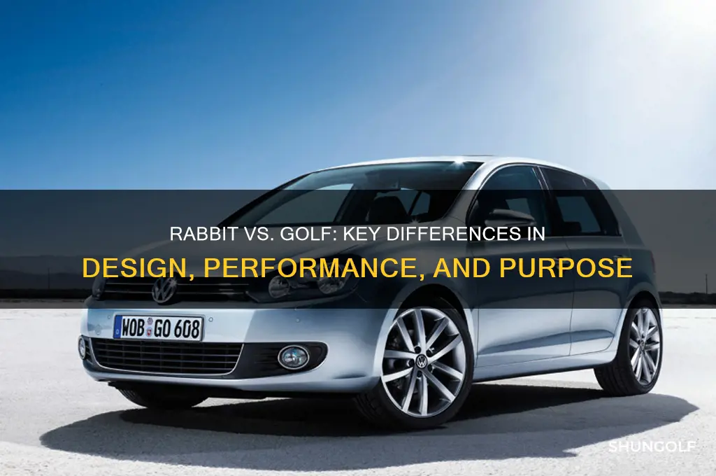 what is the difference between the rabbit and the golf