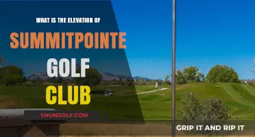 SummitPointe Golf Club's Elevation: A Comprehensive Guide to Its Altitude