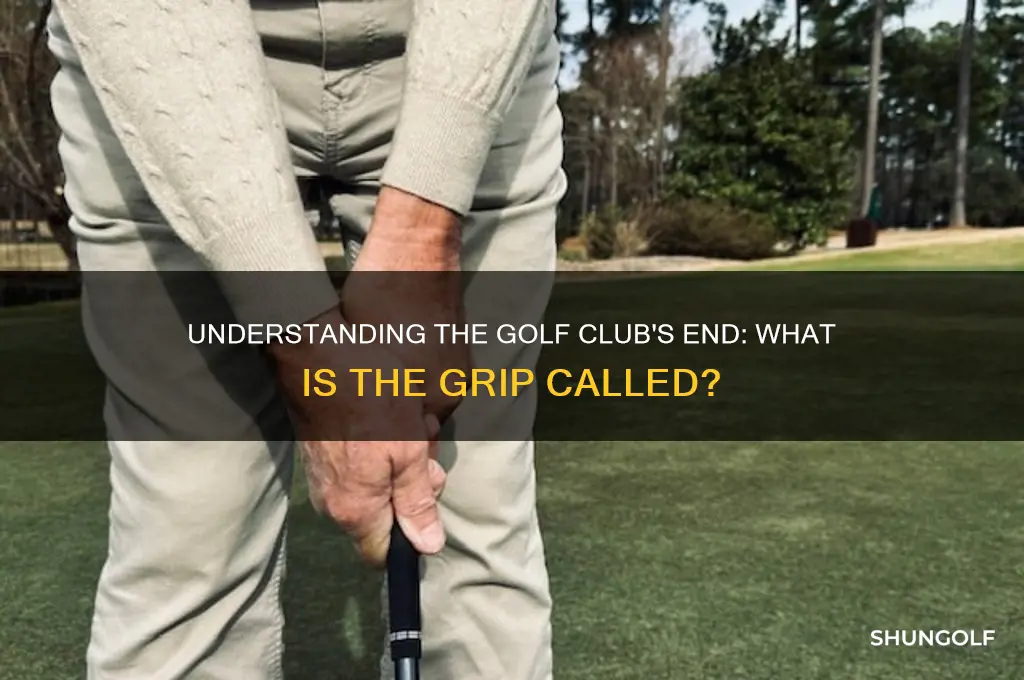 what is the end of a golf club called