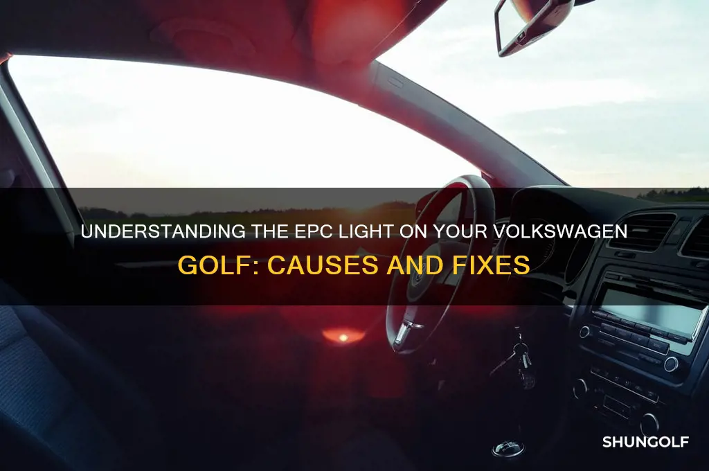 what is the epc light on a volkswagen golf