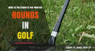 Golf Practice Round Etiquette: Essential Do's and Don'ts for Players