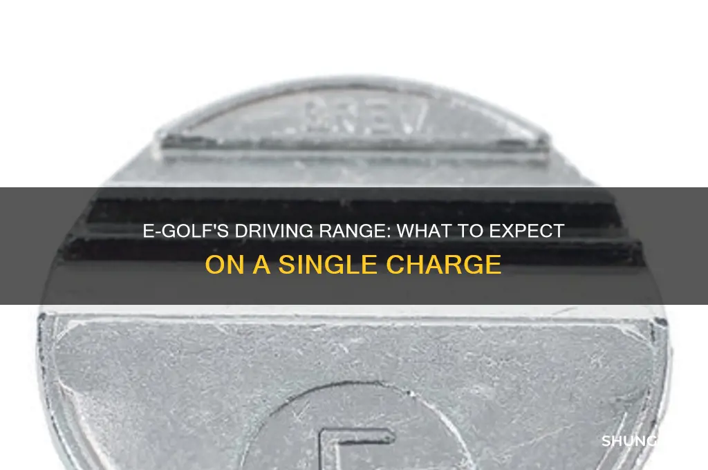 what is the expected driving range of the e-golf
