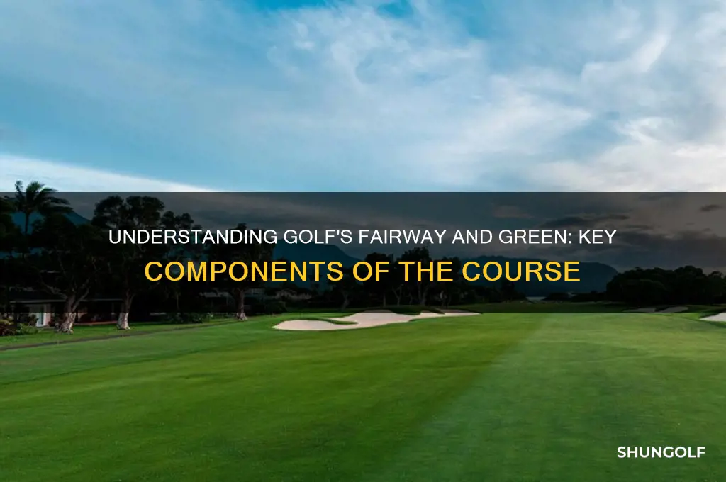 what is the fairway and green in golf