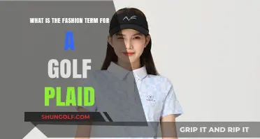 Unveiling the Fashion Term for Golf Plaid: A Style Guide