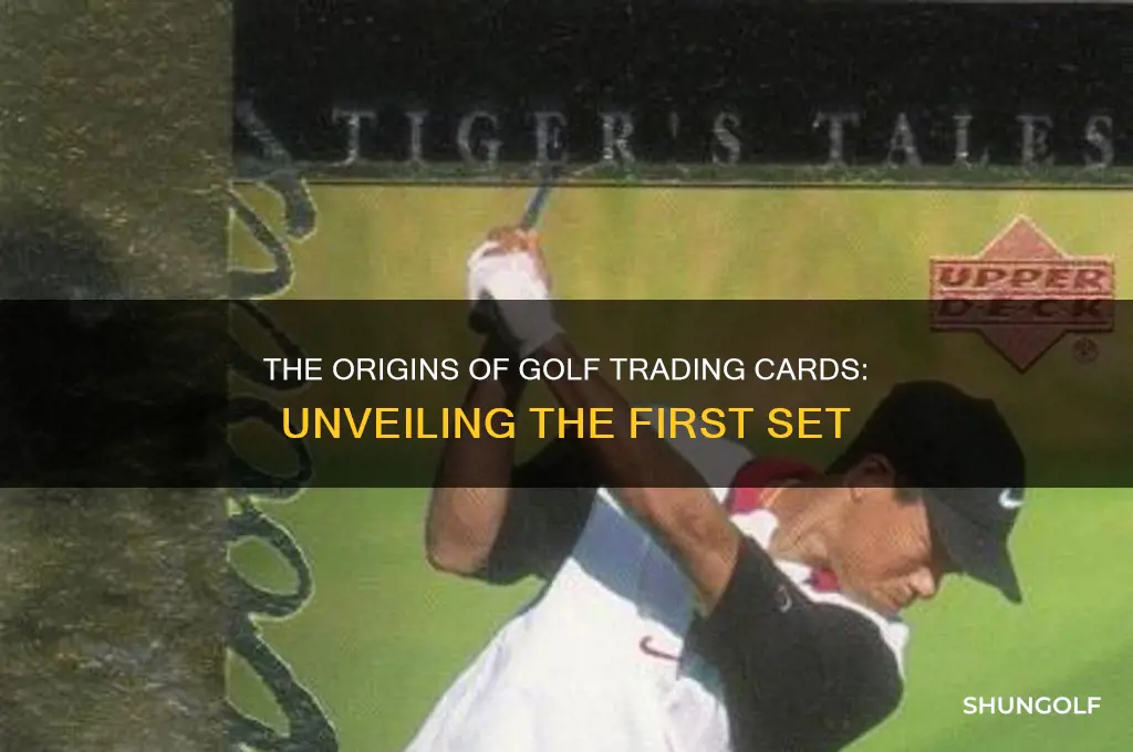 what is the first ever golf trading card set
