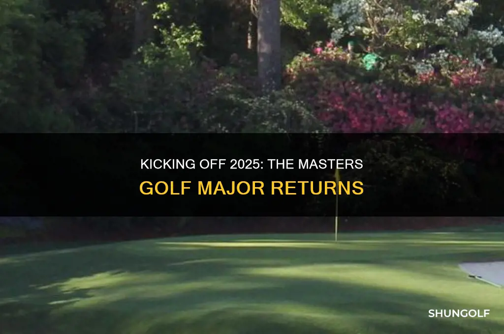 what is the first golf major of 2025