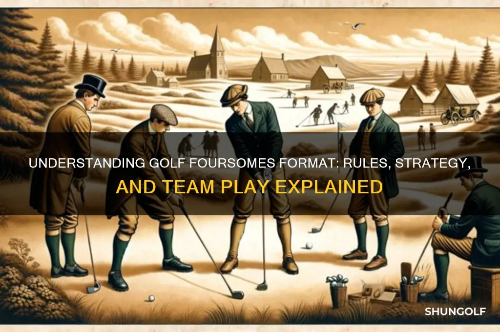 what is the format for foursomes in golf