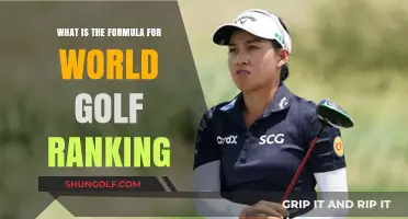 Understanding the Formula Behind World Golf Rankings: A Comprehensive Guide
