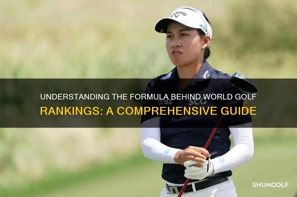 what is the formula for world golf ranking