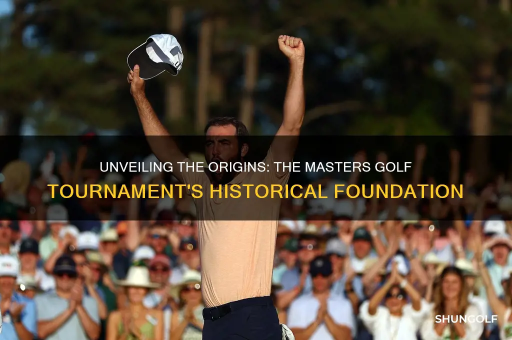 what is the foundationle history of the masters golf terniment