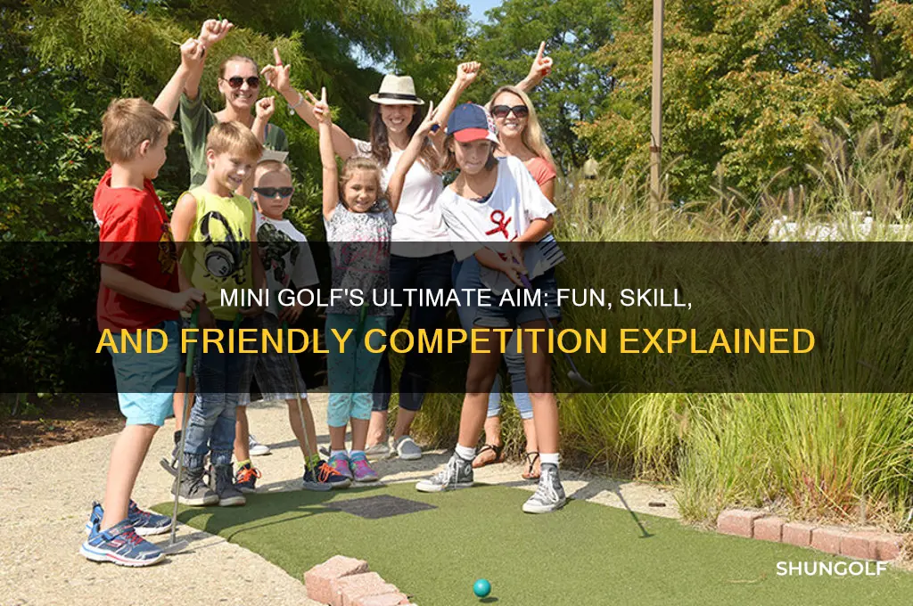 what is the goal of min golf