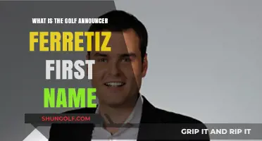 Unveiling the Mystery: Golf Announcer Ferretiz's First Name Revealed