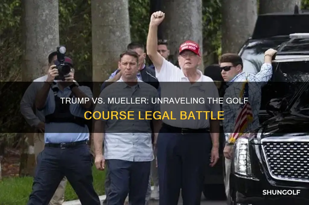 what is the golf dispute between trump and mueller