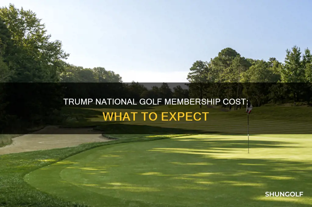 what is the golf membership cost at trump national