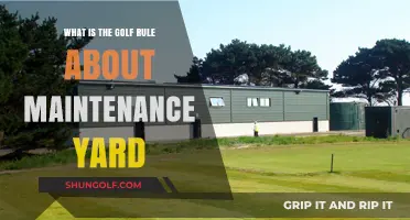 Understanding Golf's Maintenance Yard Rule: What Players Need to Know