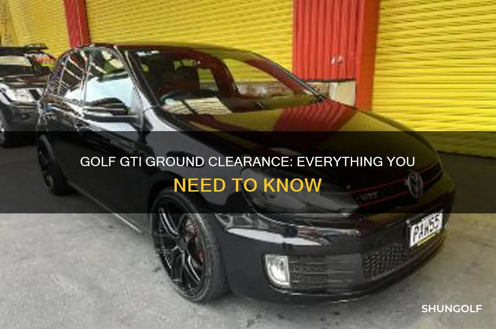 what is the ground clearance of the golf gti