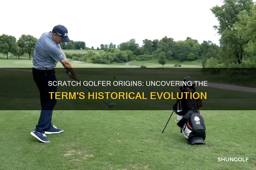what is the h8story of the term scrstch golfer