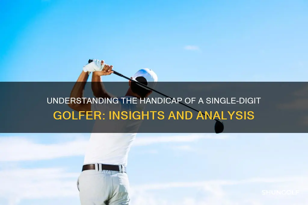 what is the handicap of a single digit golfer