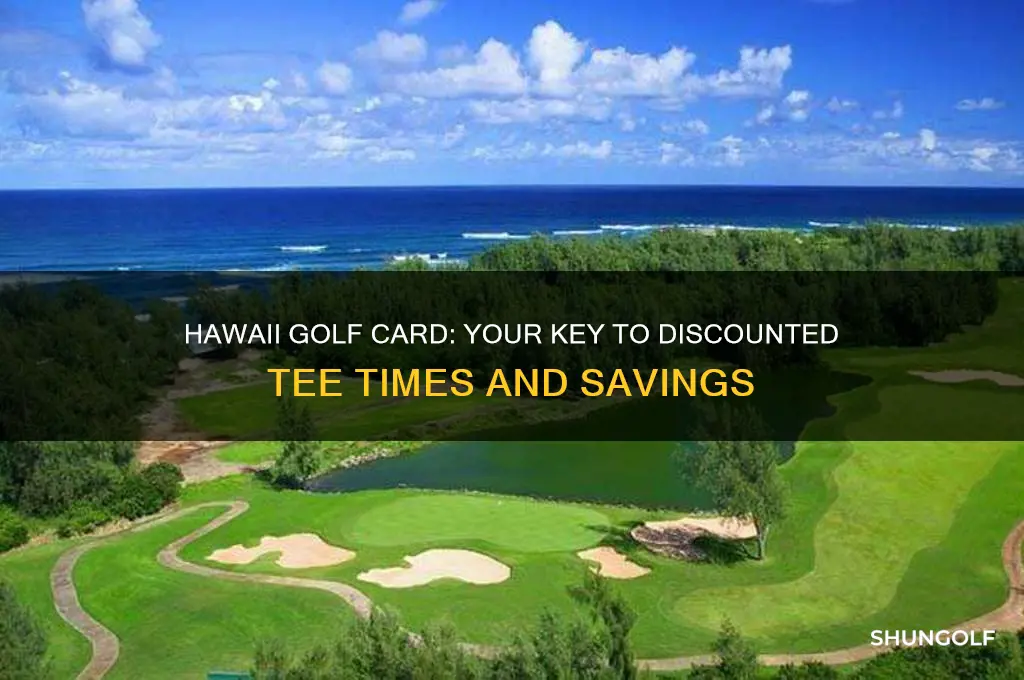 what is the hawaii golf card for
