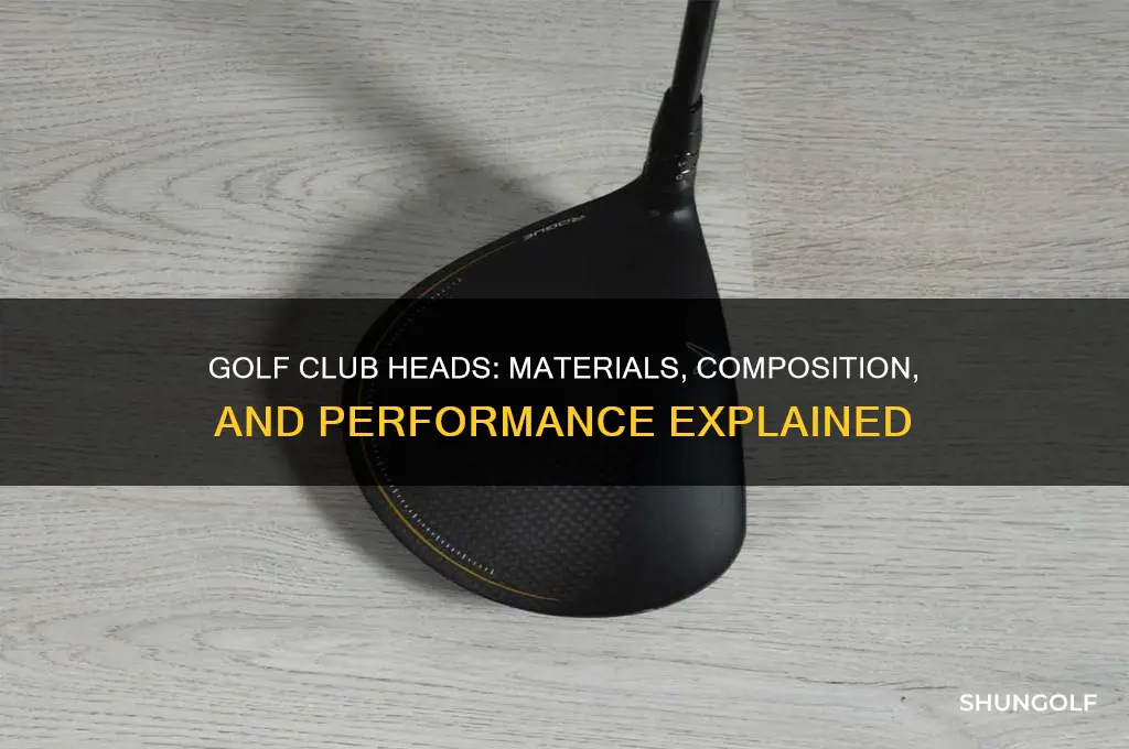 what is the head of a golf club made of