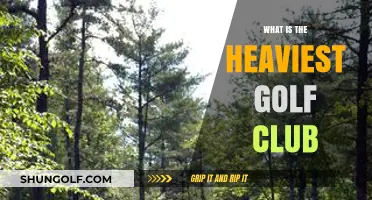 Unveiling the Heaviest Golf Club: Weight, Design, and Impact on Play
