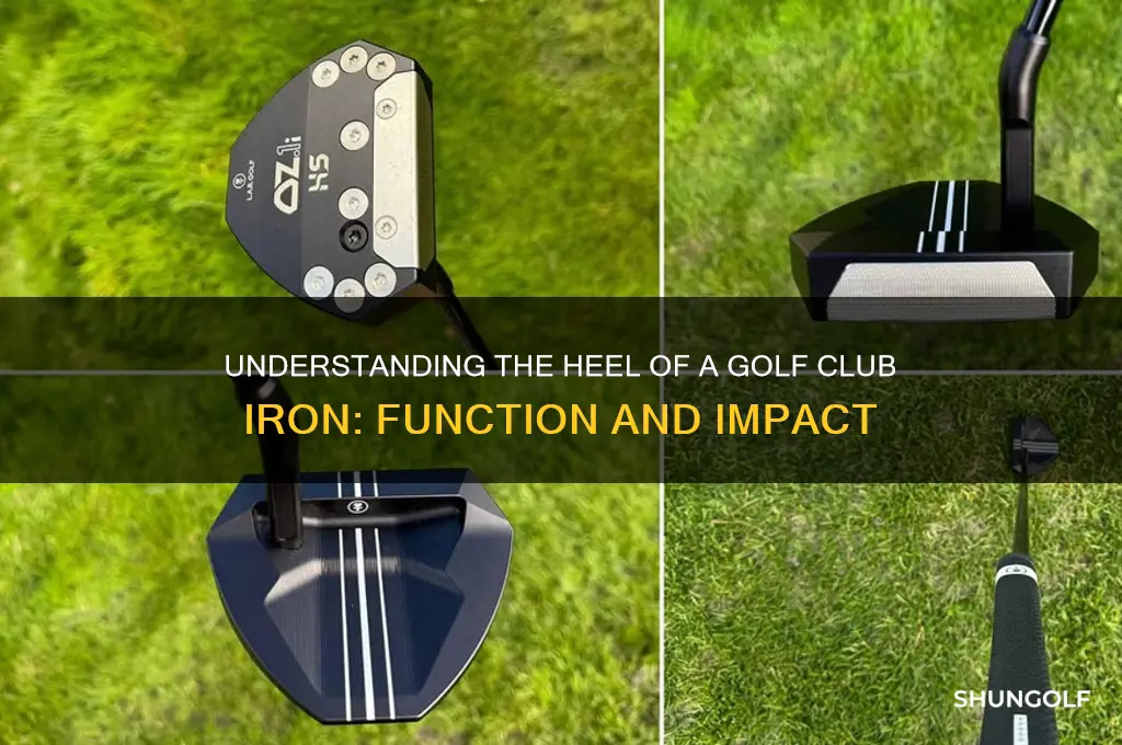 what is the heel of a golf club iron
