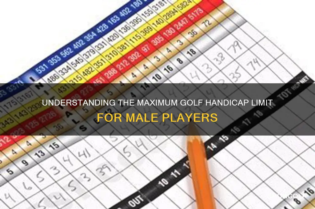 what is the highest golf handicap for a man