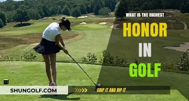 Golf's Ultimate Accolade: Unveiling the Highest Honor in the Sport