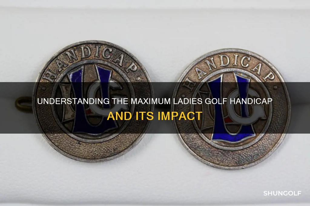 what is the highest ladies golf handicap
