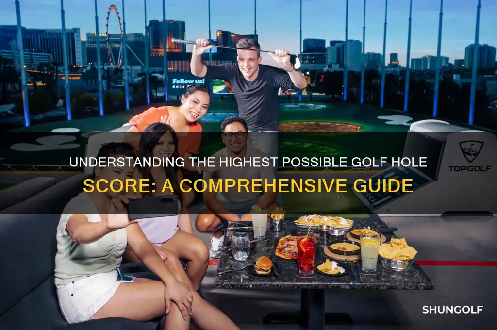 what is the highest score on a golf hole