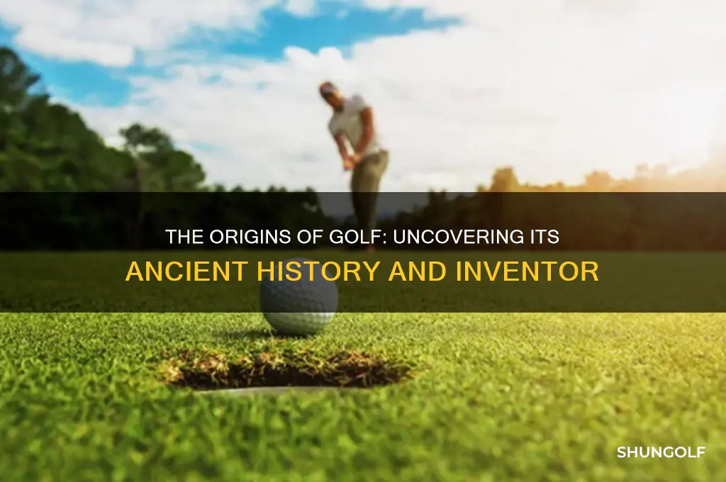what is the history of golf and who invented it