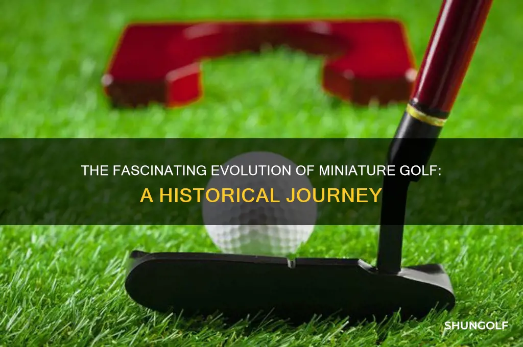 what is the history of miniature golf