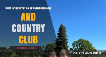 Unveiling the Exclusive Initiation Process at Washington Golf and Country Club
