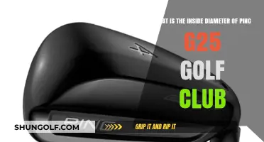 Ping G25 Golf Club: Understanding Its Inside Diameter