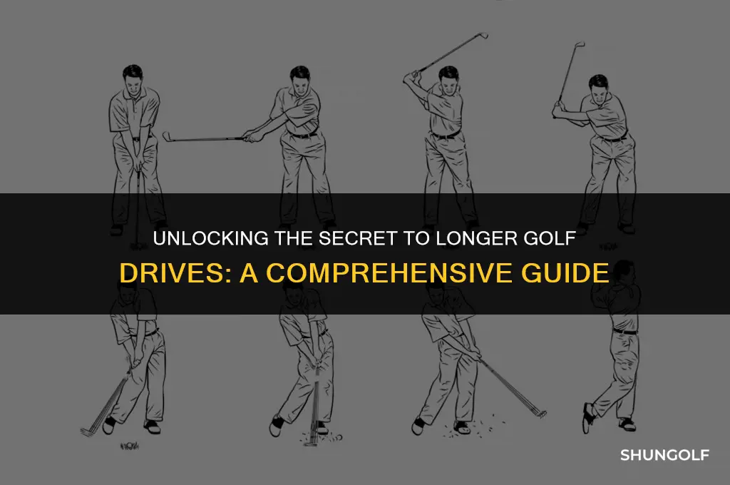 what is the key to longer golf drives