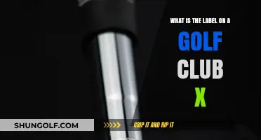Understanding the Label on Golf Club X: A Comprehensive Guide
